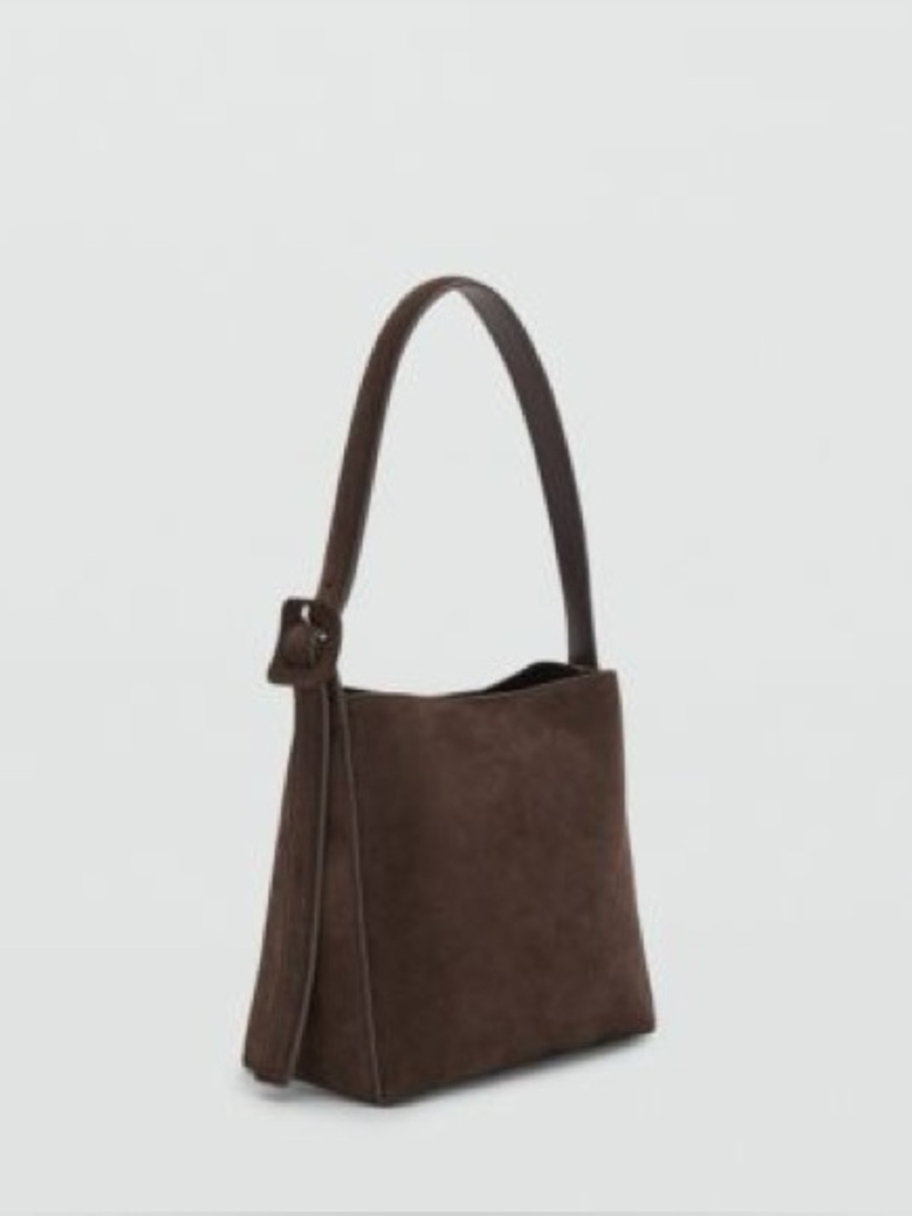 New SUEDE LEATHER SHOPPER BAG - Picture 3 of 10